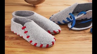 Lasso Slippers Cozy colorful slippers that YOU make  The Grommet® [upl. by Bart]