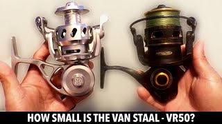 VAN STAAL VR50  Reel size comparison [upl. by Hubey]