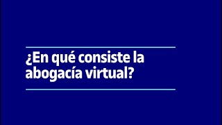 ¿En qué consiste la Abogacía virtual  UOC [upl. by Sikras]