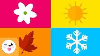 The four seasons of the year for kids  Which are the seasons  Spring Summer Autumn and Winter [upl. by Gardel]