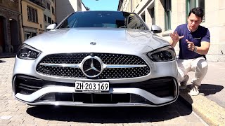 2022 Mercedes C Class  NEW Drive C220d AMG FULL Review Interior Exterior [upl. by Raynah387]