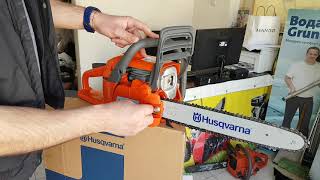 Husqvarna 120 Mark II  unpacking and assembly [upl. by Brenza641]