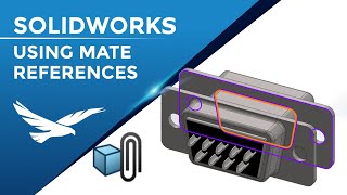 SOLIDWORKS Using Mate References [upl. by Kirkwood413]