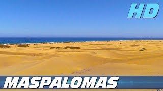 Maspalomas Beach amp Dunes Gran Canaria  Spain [upl. by Lanahtan128]