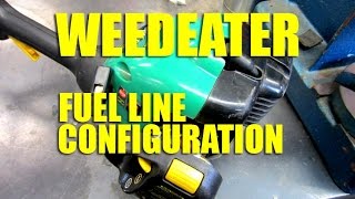 Weedeater Fuel Line Configuration [upl. by Hanej966]