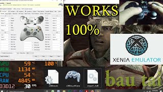 How To Setting Gamepad For XENIA Xbox 360 Emulator Works 100  x360ce [upl. by Mehelhteb987]