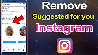 Remove suggested for you account suggestion from Instagram  Smart Enough [upl. by Fair]