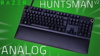 Razer Huntsman V2 Analog Review  TechteamGB [upl. by Yud510]