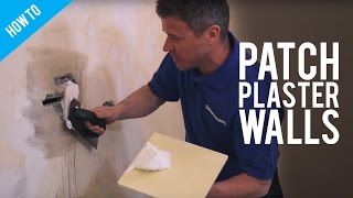 How to Patch Plaster Walls [upl. by Olegnaid]