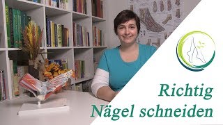 Richtig Nägel schneiden podologinandrea [upl. by Llewol]