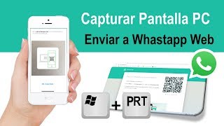 Como capturar pantalla del PC y enviar a WhastApp [upl. by Arta]