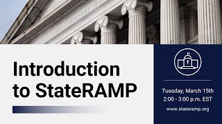 Introduction to StateRAMP  Spring 2022 [upl. by Aicilehp]