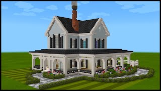 Minecraft How to Build a Farmhouse  PART 1 [upl. by Uriisa]