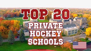 Top 20 Private Hockey Schools 2021 [upl. by Nugesulo]