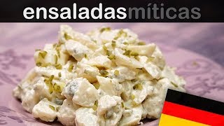 KARTOFFELSALAT ENSALADA ALEMANA DE PATATAS  Las ensaladas más famosas del mundo [upl. by Faulkner]