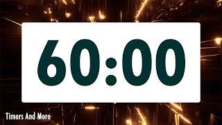 60 minute timer 🔔 LOUD ALARM 🔔 [upl. by Mathews]