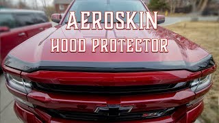 Chevy Silverado AVS Aeroskin Hood Deflector [upl. by Lemraj]