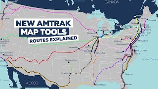 Amtrak Map Explained Understanding Amtrak Routes amp Travel Planning [upl. by Drusy]