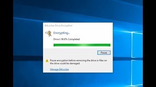 BitLocker drive encryption  how to lock and unlock volume [upl. by Tim]