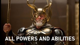 Odin  All Powers and Abilities from the MCU [upl. by Atiroc831]