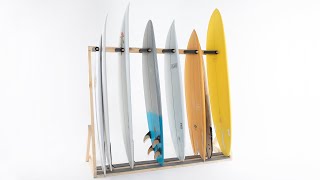 How To Build A Surfboard Rack [upl. by Aramat]