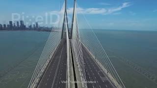 Bandra Worli Sea Link Stock Video [upl. by Maitland]