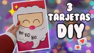 TARJETAS FACILES PARA NAVIDAD l Oye Kenedy [upl. by Nagaem]