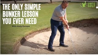 The Only Simple Simple Bunker Lesson You Need [upl. by Eemia]