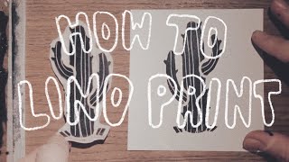 LINO PRINTING  HOW TO [upl. by Eneg405]