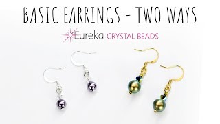 Learn to make simple earrings  the right way [upl. by Vittorio194]