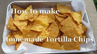 How to make homemade tortilla chips [upl. by Fancy]