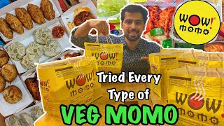 Ordered Entire WOW MOMO Menu ONLY VEG  Tried VEG Momo  Entire Menu Food Challenge [upl. by Annairdna]