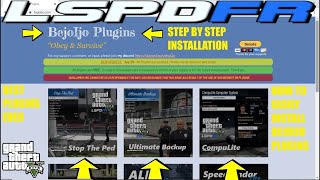 How To Easily Install StopThePed Ultimate Backup amp Compulite Bejoijo Plugins Updated GTA 5 LSPDFR [upl. by Arrac]