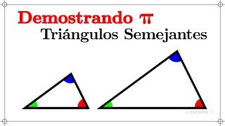 Triángulos semejantes  Demostrando Pi [upl. by Gretchen124]