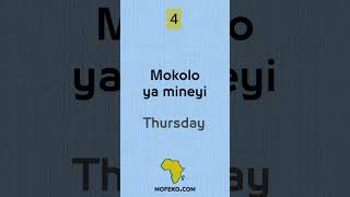 Days of the week in Lingala [upl. by Theo]