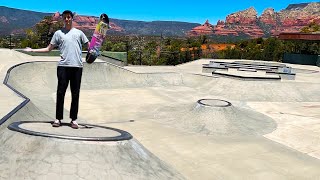 Skating The Worlds Most Beautiful Skatepark [upl. by Manoff]