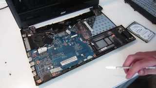 Acer Aspire V5531 Hard Drive and Memory Replacement Guide [upl. by Tartaglia]