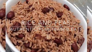 How to make Rice and Peas Jamaican Style [upl. by Bloomer]