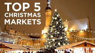 Top 5 Christmas Markets In The World  UNILAD Adventure [upl. by Nnasus614]