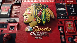 NBC Sports Chicago  2021 Premiere of Blackhawks Hockey Intro [upl. by Akirea]