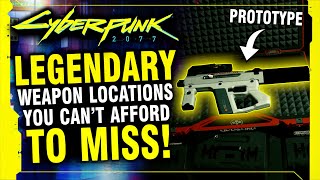 Cyberpunk 2077  Secret Legendary amp Iconic Weapons You Can Get For FREE Cyberpunk 2077 Tips [upl. by Aikem]