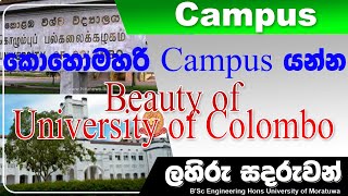 කොහොමහරි Campus යන්නBeauty of University of Colombo [upl. by Illil]