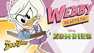 Webby Reacts To ZOMBIES  DuckTales  Disney Channel [upl. by Ainatnas]