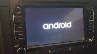 Car Radio Android 10 2 din Hard Reset  Update with files [upl. by Arodoet]