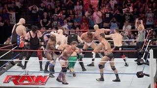 Team USA vs The Multinational Alliance  16Man Elimination Tag Team Match Raw July 4 2016 [upl. by Eastman]