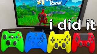 Every time i die my CONTROLLER gets CHANGED in Fortnite [upl. by Francklyn73]