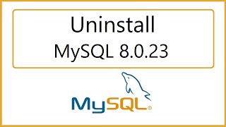 How to Uninstall MySQL completely from Windows 10 [upl. by Annal]