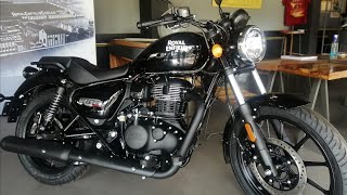 Royal Enfield Meteor 350  Fireball Black  Walkaround Review  Meteor 350  Feature Price Specs [upl. by Notslar142]