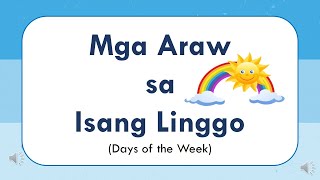 Mga Araw sa Isang Linggo [upl. by Aicinad918]