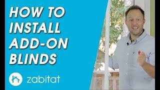 How to Install ODL AddOn Blinds for Flush Framed Doors [upl. by Hadlee]